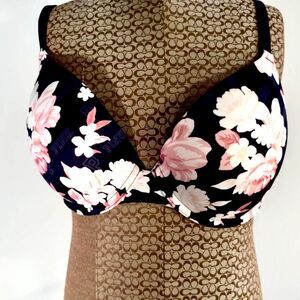 Victoria Secret Pink Women's Foral Bra Size 34D